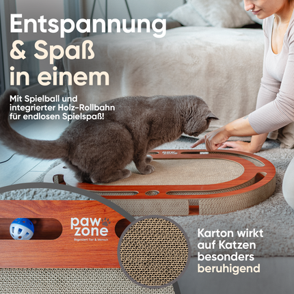 Kratzbrett mit austauschbarer Kratzpappe