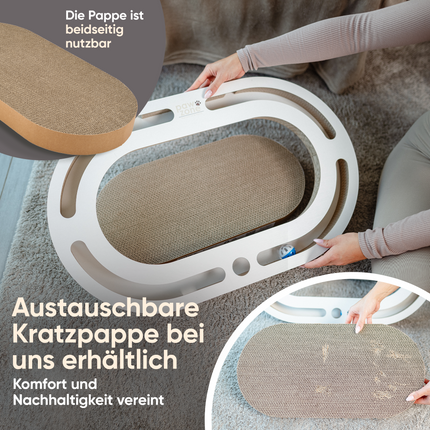 Kratzbrett mit austauschbarer Kratzpappe