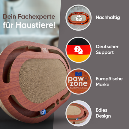 Kratzbrett mit austauschbarer Kratzpappe