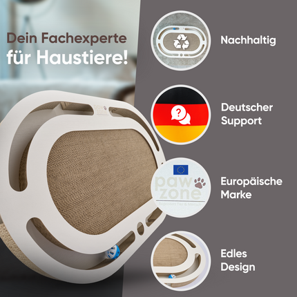 Kratzbrett mit austauschbarer Kratzpappe