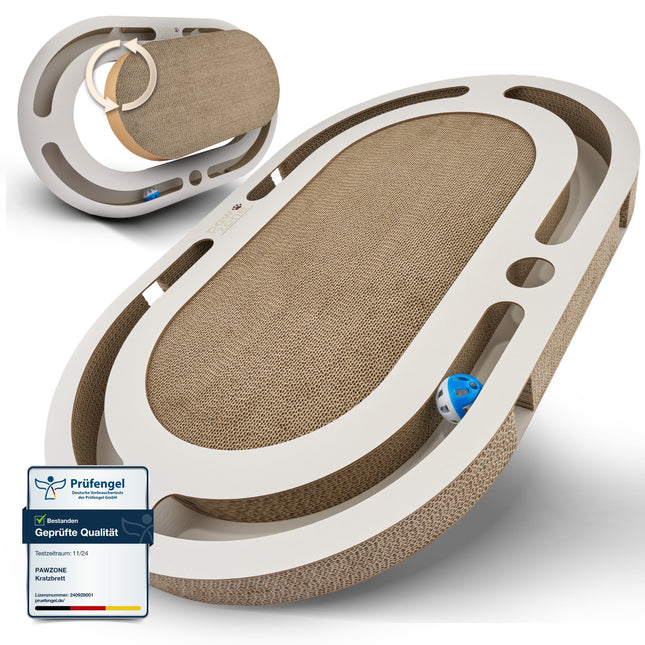 Kratzbrett mit austauschbarer Kratzpappe